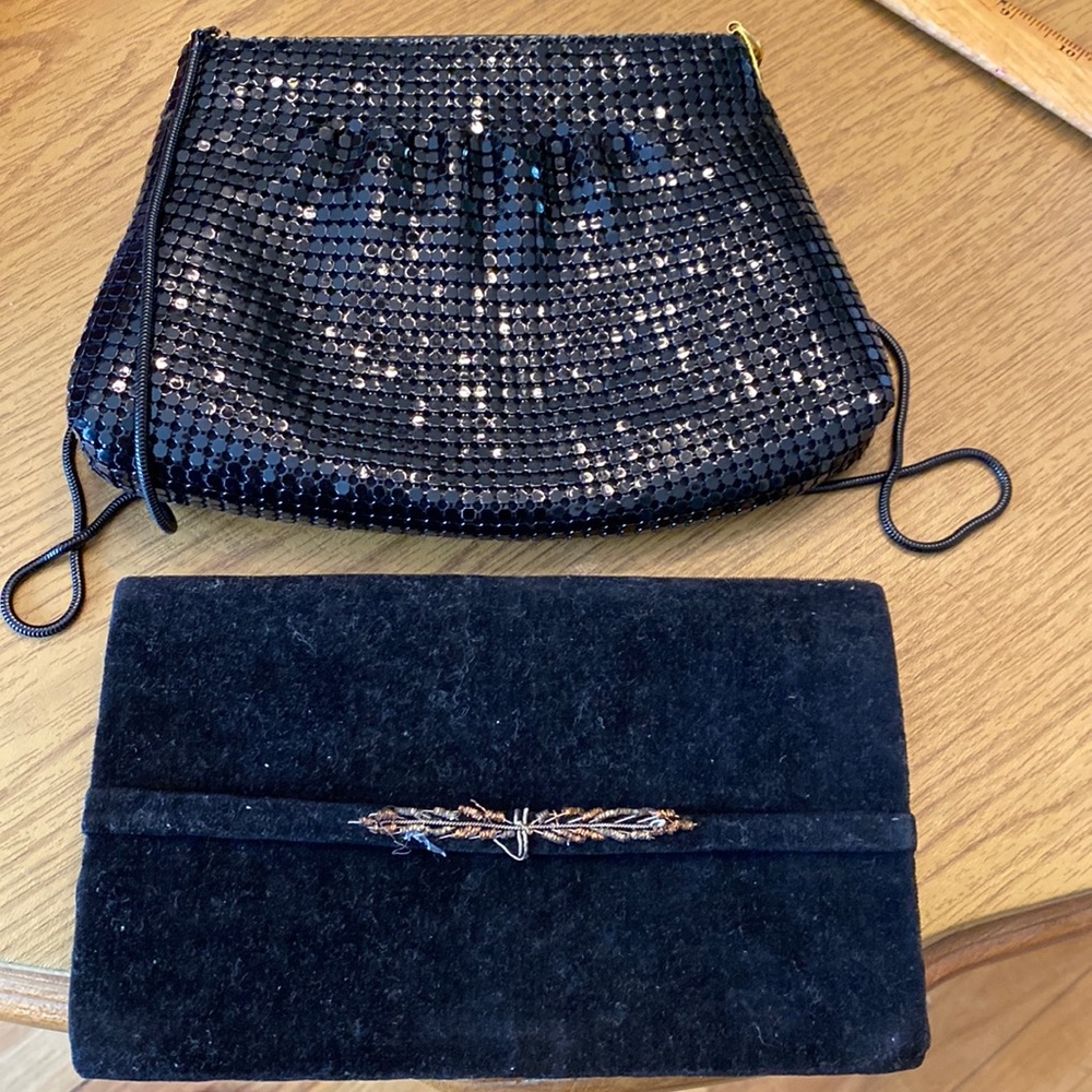 Two black evening bags for the price of one!